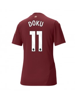 Manchester City Jeremy Doku #11 Replika Tredje Kläder Dam 2024-25 Kortärmad